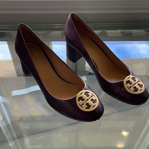 Tory Burch Maroon heels size 8 1/2